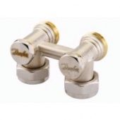 Клапан RLV-KS , Danfoss для нижнего монтажа к радиатору