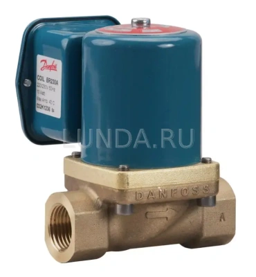 Клапан соленоидный EV225B с сервоприводом, для пара, с катушкой, Danfoss В Оренбурге