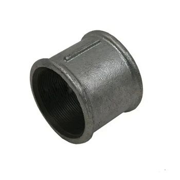 Муфта с проходной резьбой оцинкованная тип 272