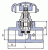 Вентиль проходной PPR, с выпускным клапаном, Wavin Ekoplastik В Оренбурге